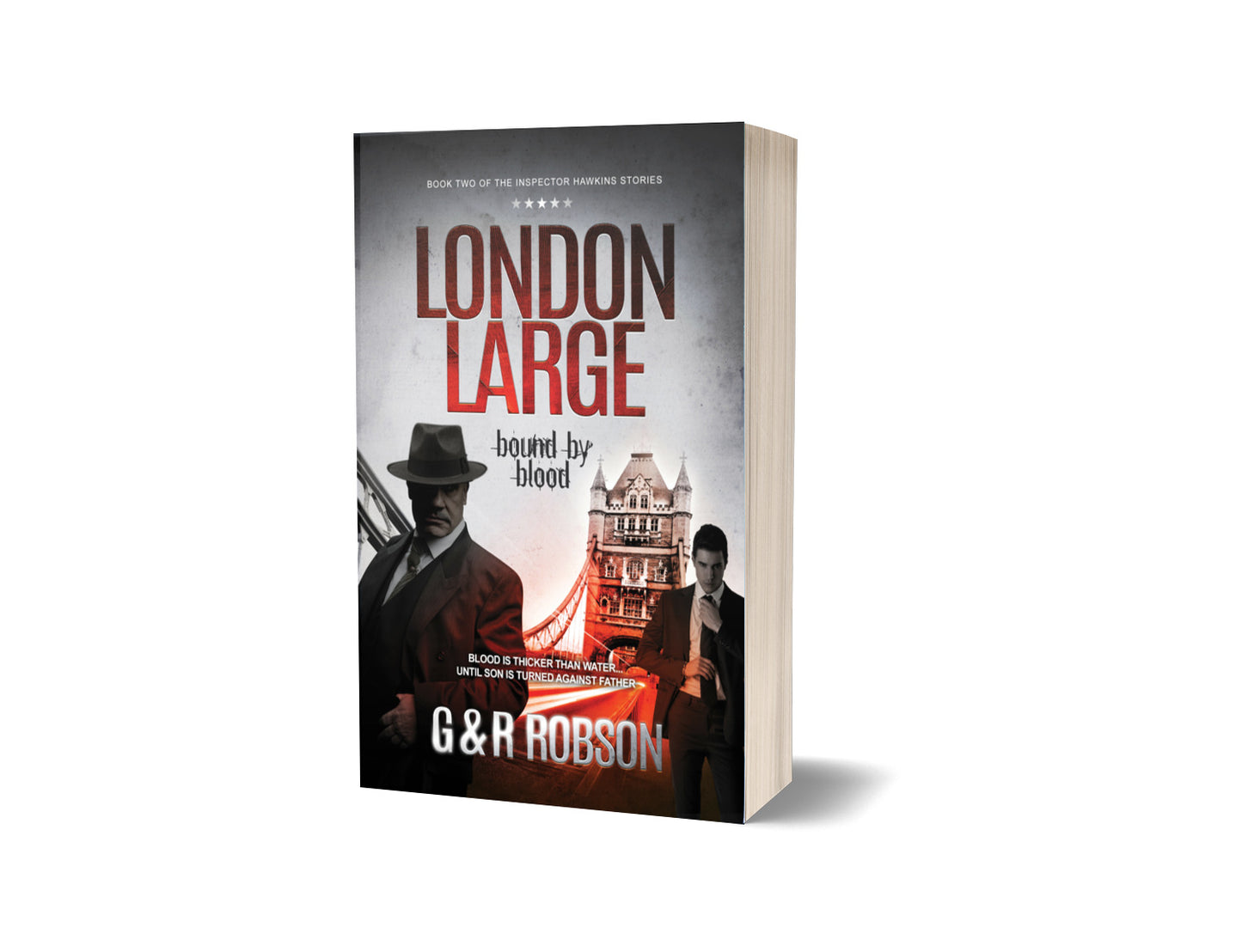 London Large - Bound by Blood (Paperback): Detective Hawkins Crime Thriller Series, #2