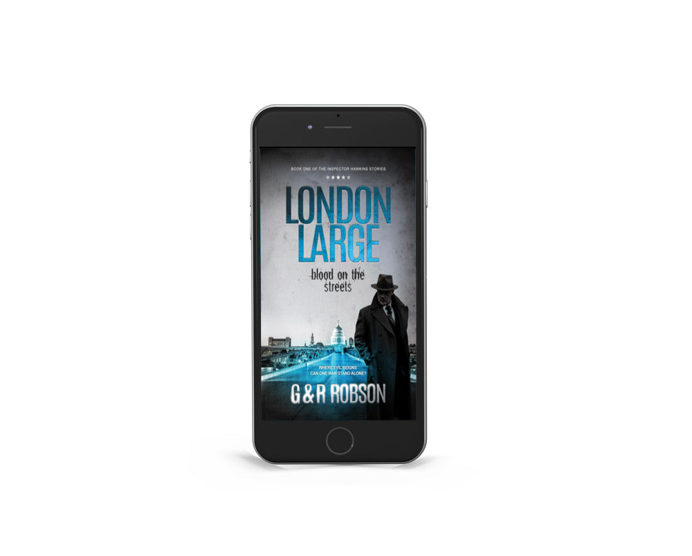 London Large - Blood on the Streets (eBook): Detective Hawkins Crime Thriller Series, #1